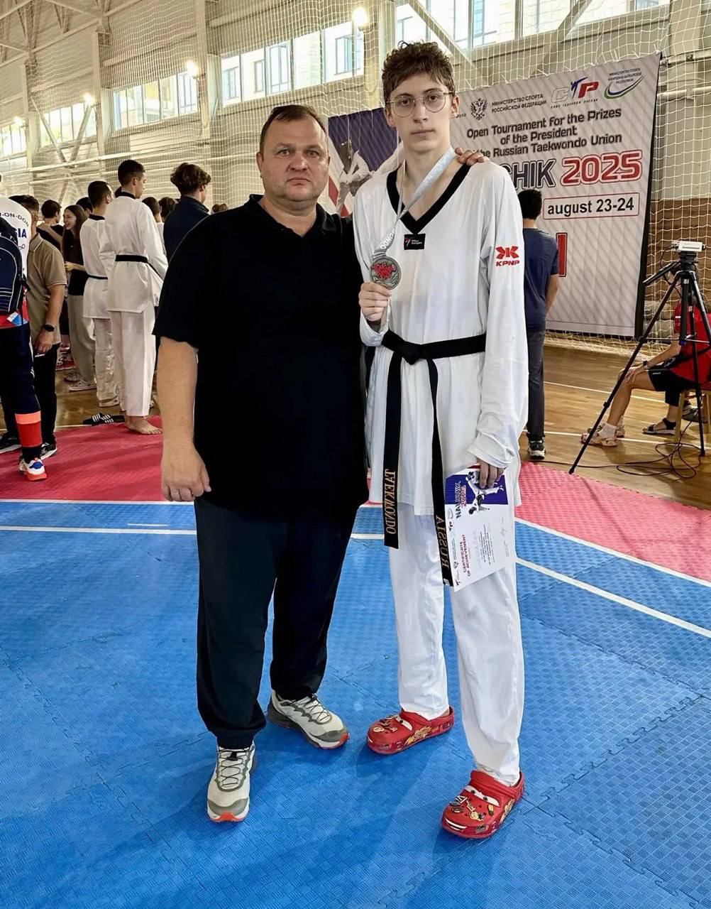 Серебро Открытого международного турнира по тхэквондо 🥈