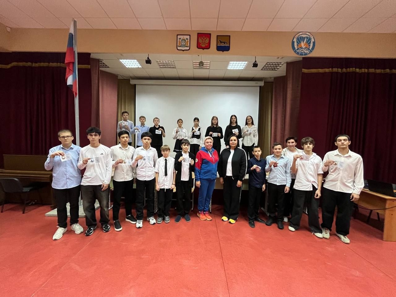 Торжественное вручение знаков отличия ГТО в Сургуте 