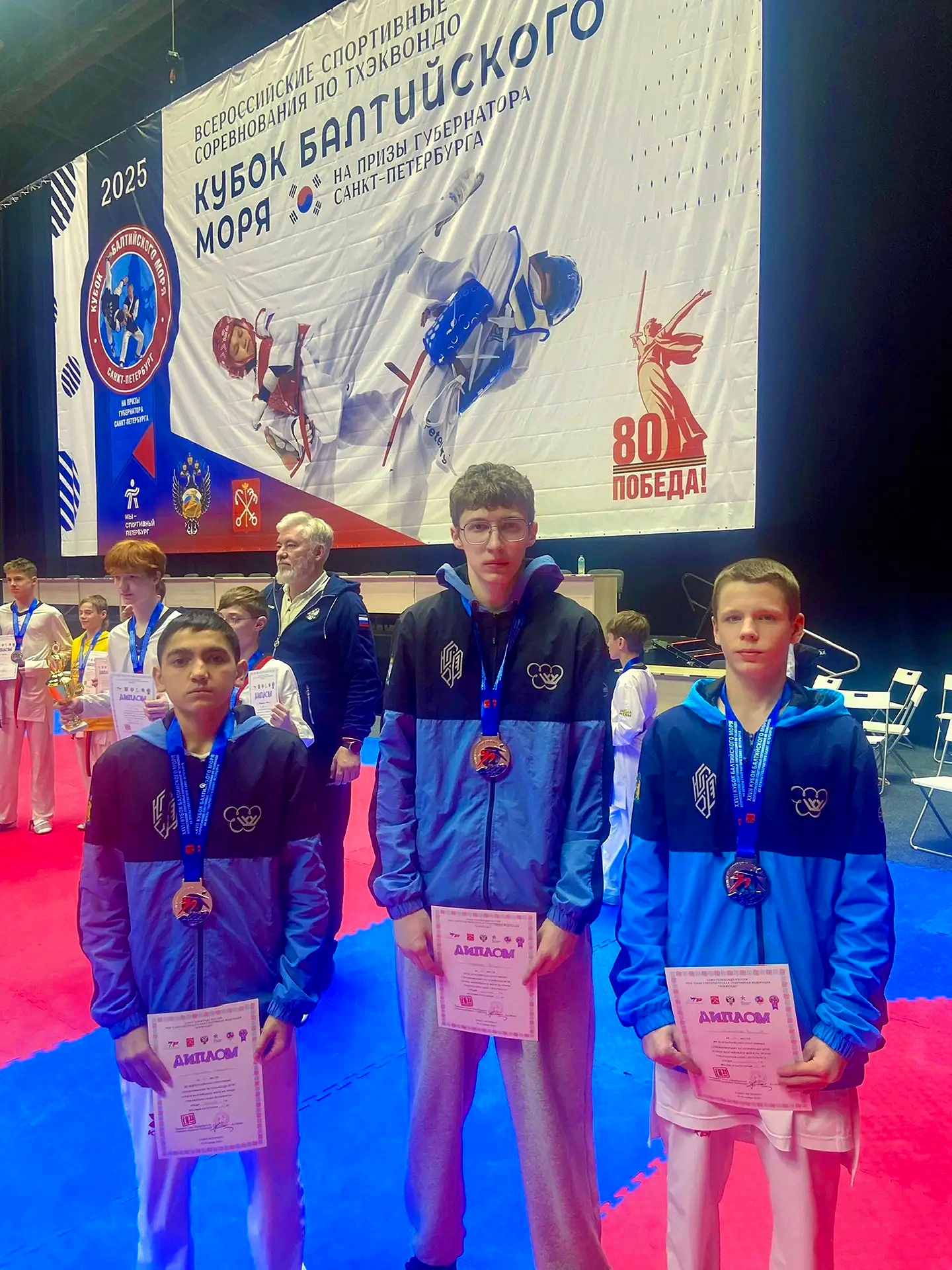 Воспитанники ЮКИОРа на Всероссийских соревнованиях по тхэквондо в Санкт-Петербурге