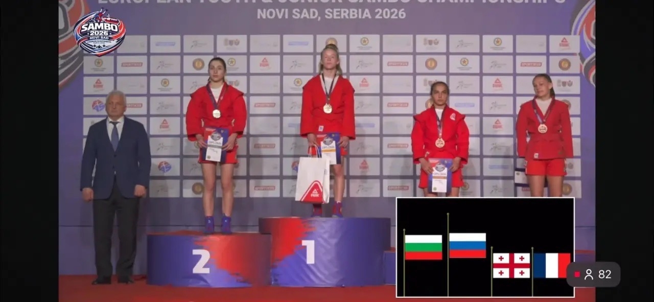 Алина Мелкозерова – победительница Первенства Европы по самбо!