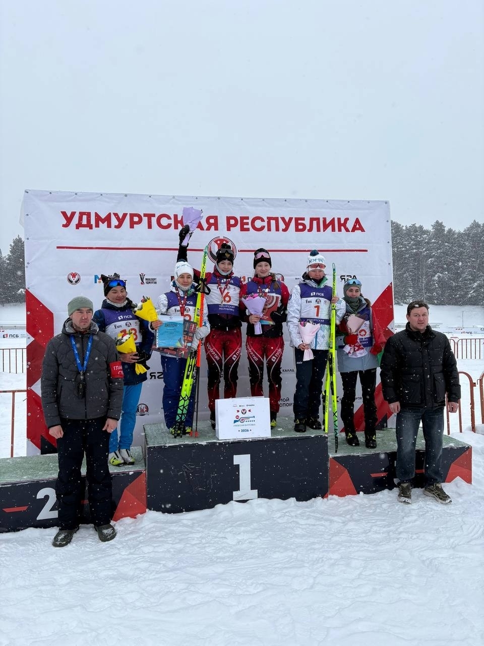 Воспитанница ЮКИОРа на пьедестале Всероссийских соревнований по биатлону