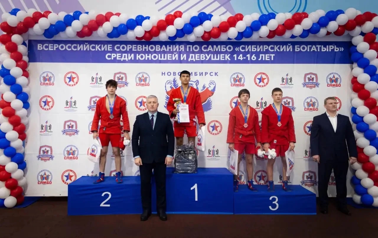 ЮКИОР с медалями на Всероссийских соревнованиях по самбо «Сибирский богатырь»