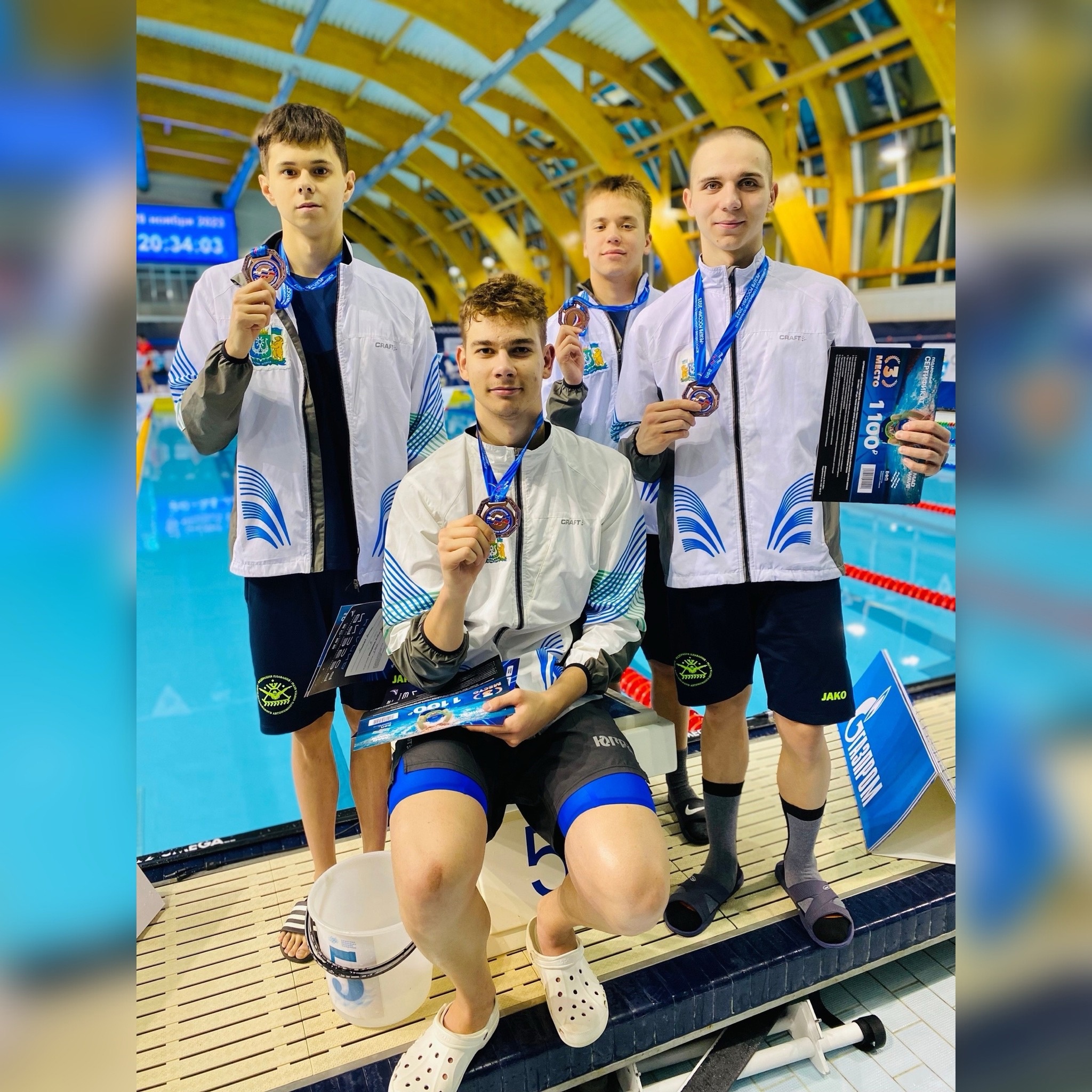 В Саранске проходят Всероссийские соревнования по плаванию среди юниоров и юниорок, юношей и девушек «Резерв России»